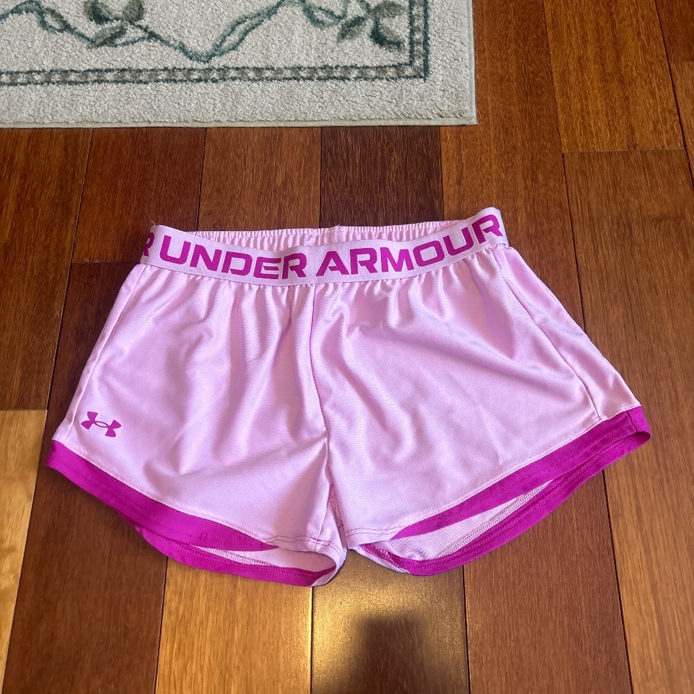 Girls Under Armour shorts - pink